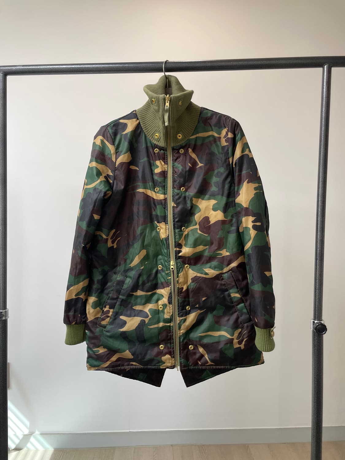 (S) 트루릴리전 리버시블 투웨이 카모 피쉬테일 야상 자켓 상품이미지1