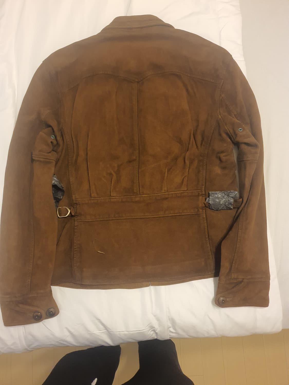 SUEDE NEWSBOY JACKET SMALL 상품이미지5