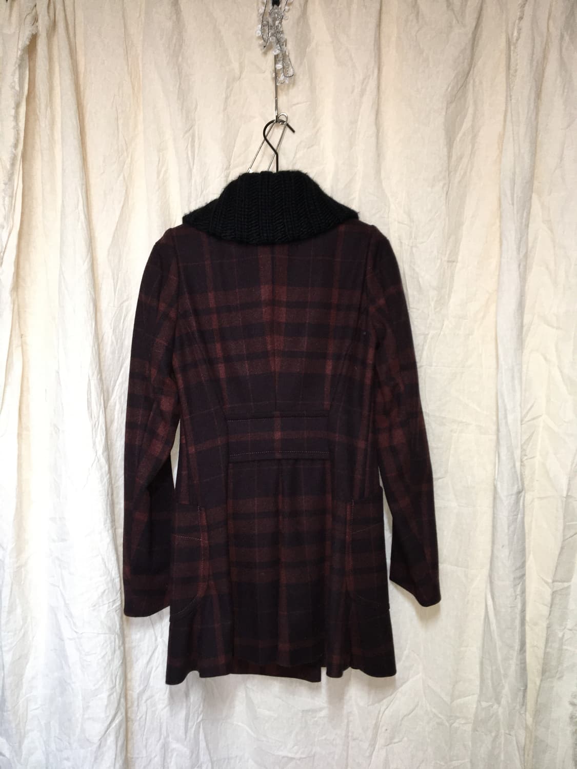 vivienne westwood체크 더블버튼 코트 상품이미지3