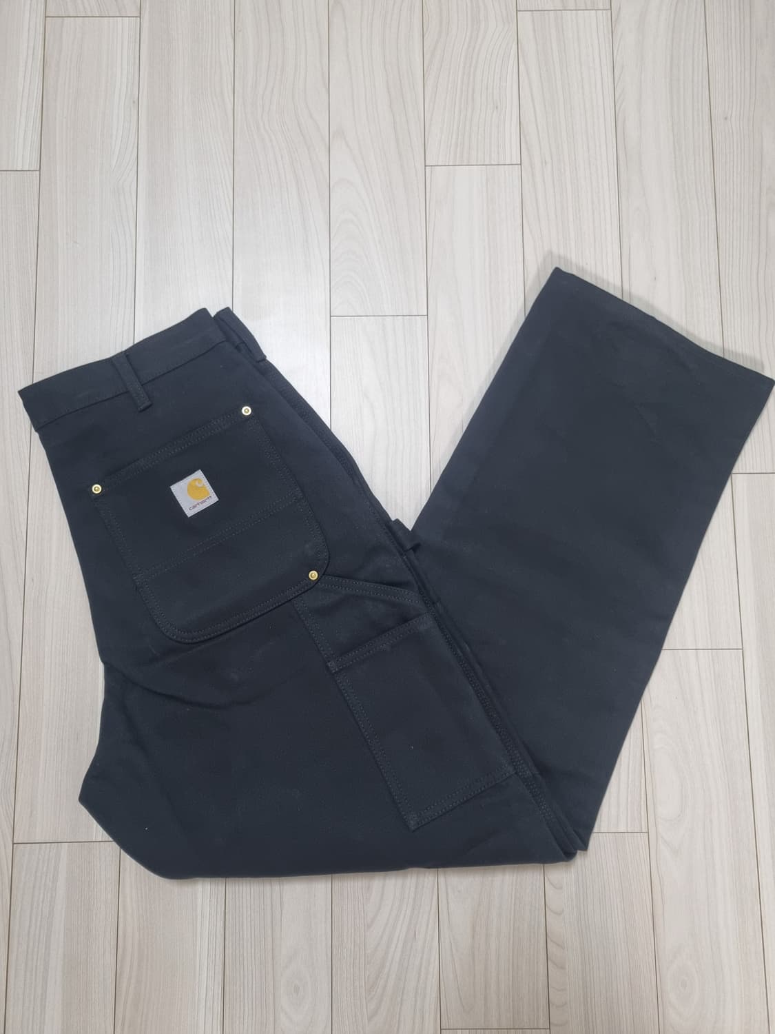 칼하트 더블니 B01 블랙 32X30 상품이미지1