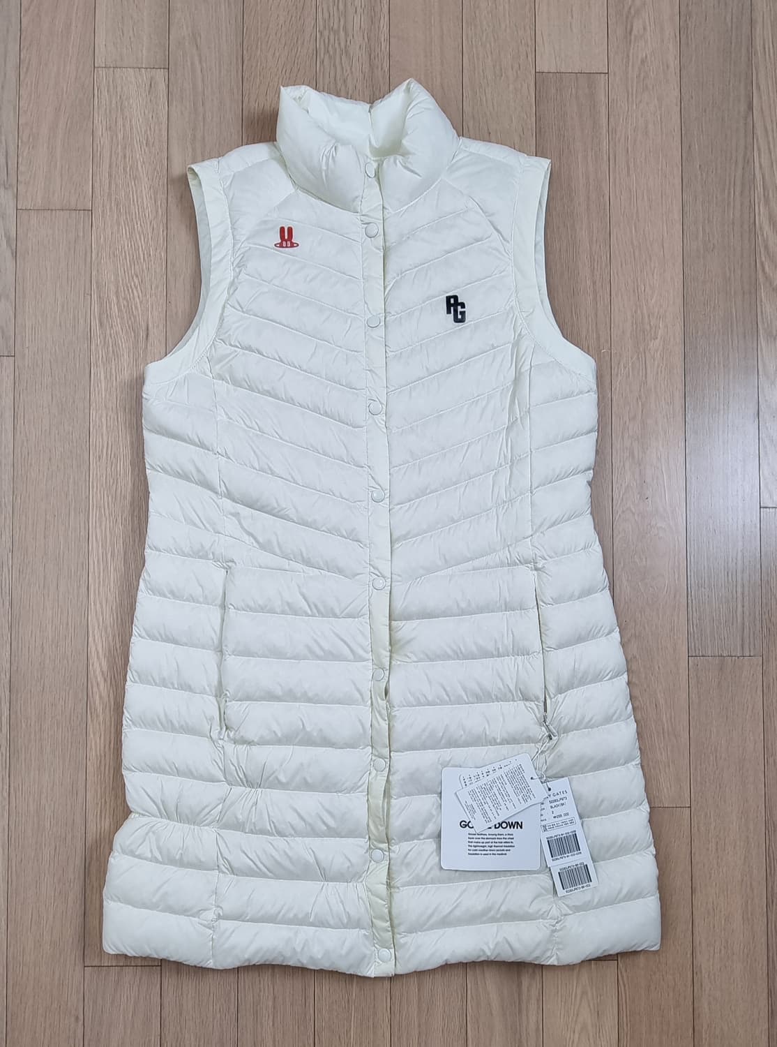 파리게이츠 구스 롱 패딩 쪼끼 2size _ 여성 상품이미지1
