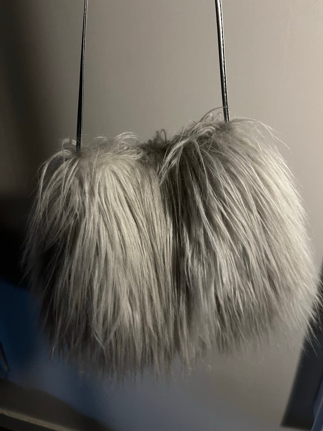 카나리 Kanari 실버 미니 퍼 백 상품이미지1