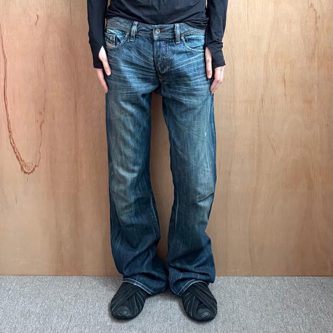 디젤 플레어 데님 팬츠 상품이미지1