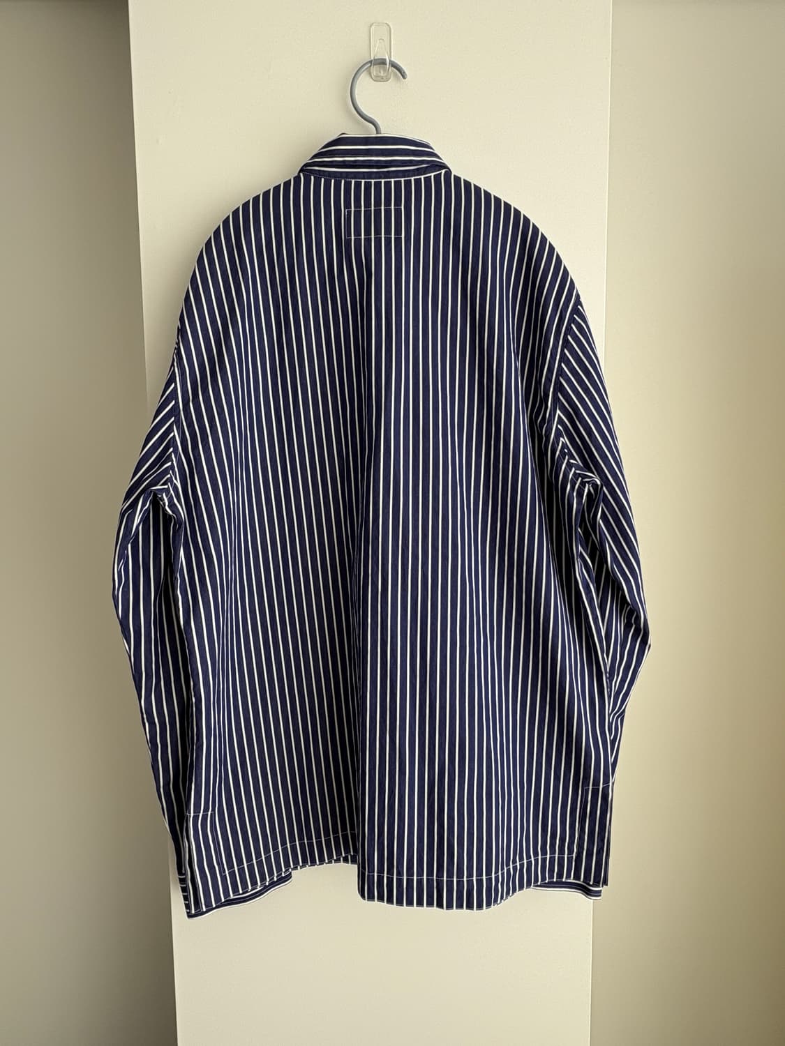 산드로 네이비 스트라이프 셔츠 상품이미지4