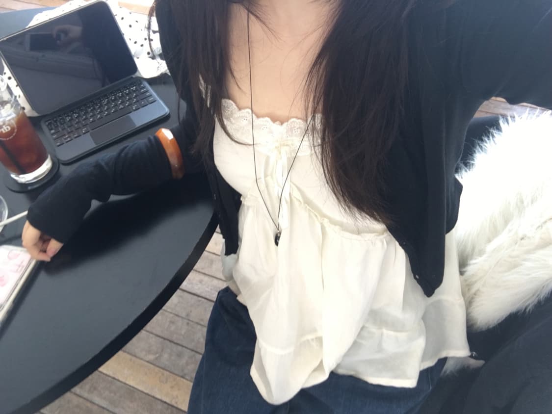 Shine lace sleevless 상품이미지2