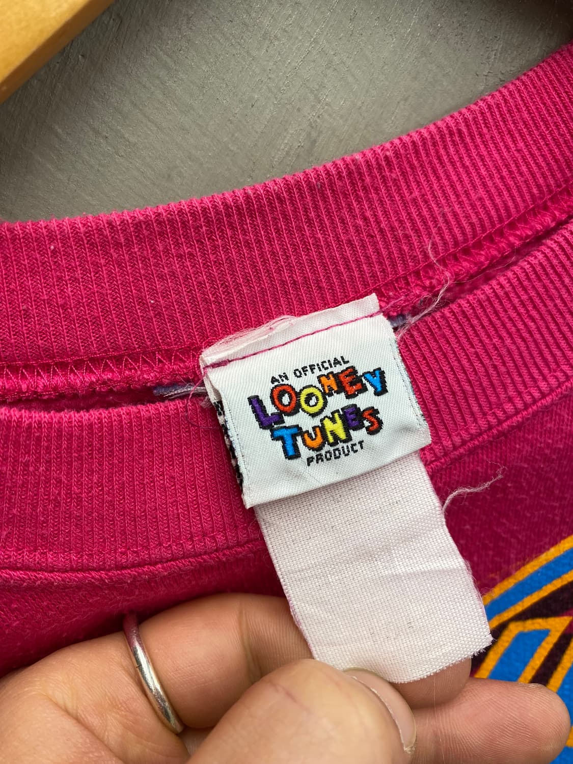 [S-M] 90s Looney Tunes 루니툰즈 빈티지 스웻셔츠 상품이미지8