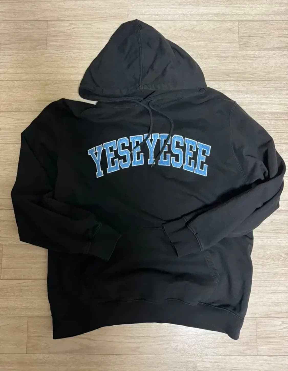 XL 예스아이씨 아치 로고 후디 블랙 상품이미지1
