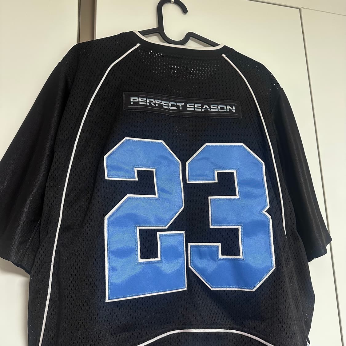 슈프림 퍼펙트 시즌 풋볼 저지 블랙 M사이즈 상품이미지8