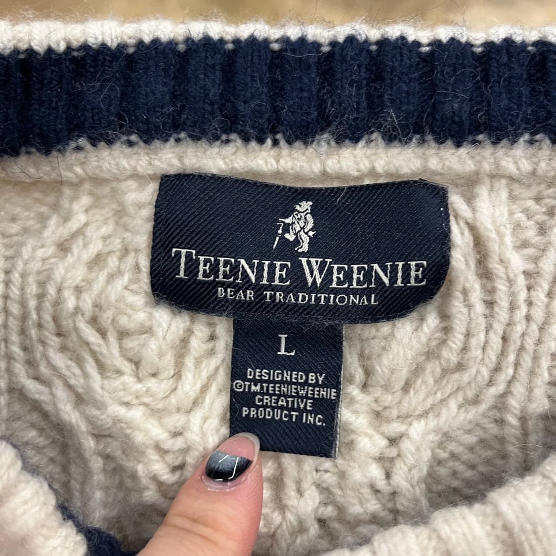 티니위니 꽈배기 니트  상품이미지5