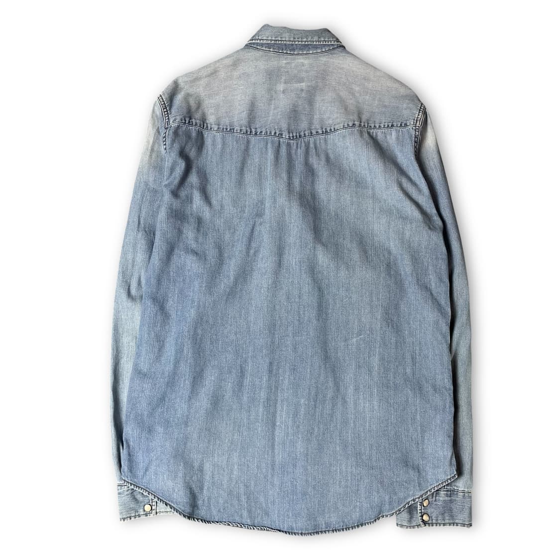 갭 연청 투포켓 긴팔 셔츠 슬림핏 L 상품이미지2