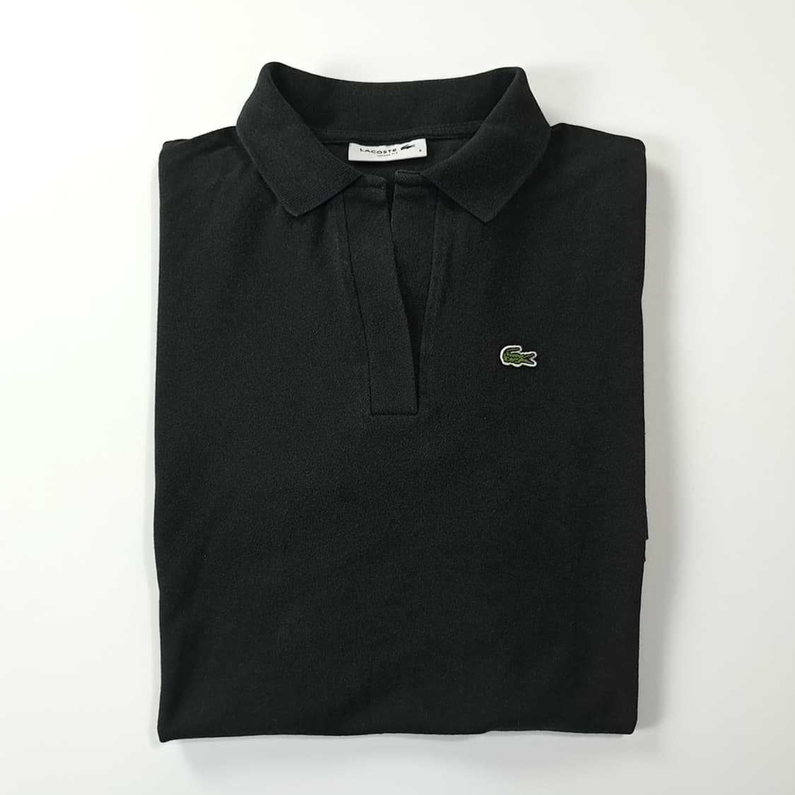 CJ627 S 라코스테 루즈핏 리오셀 블랙 반팔 원피스 상품이미지7