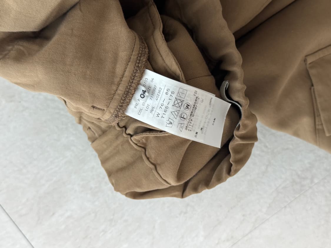 ATON SATIN PARATHUTE CARGO PANTS 상품이미지6