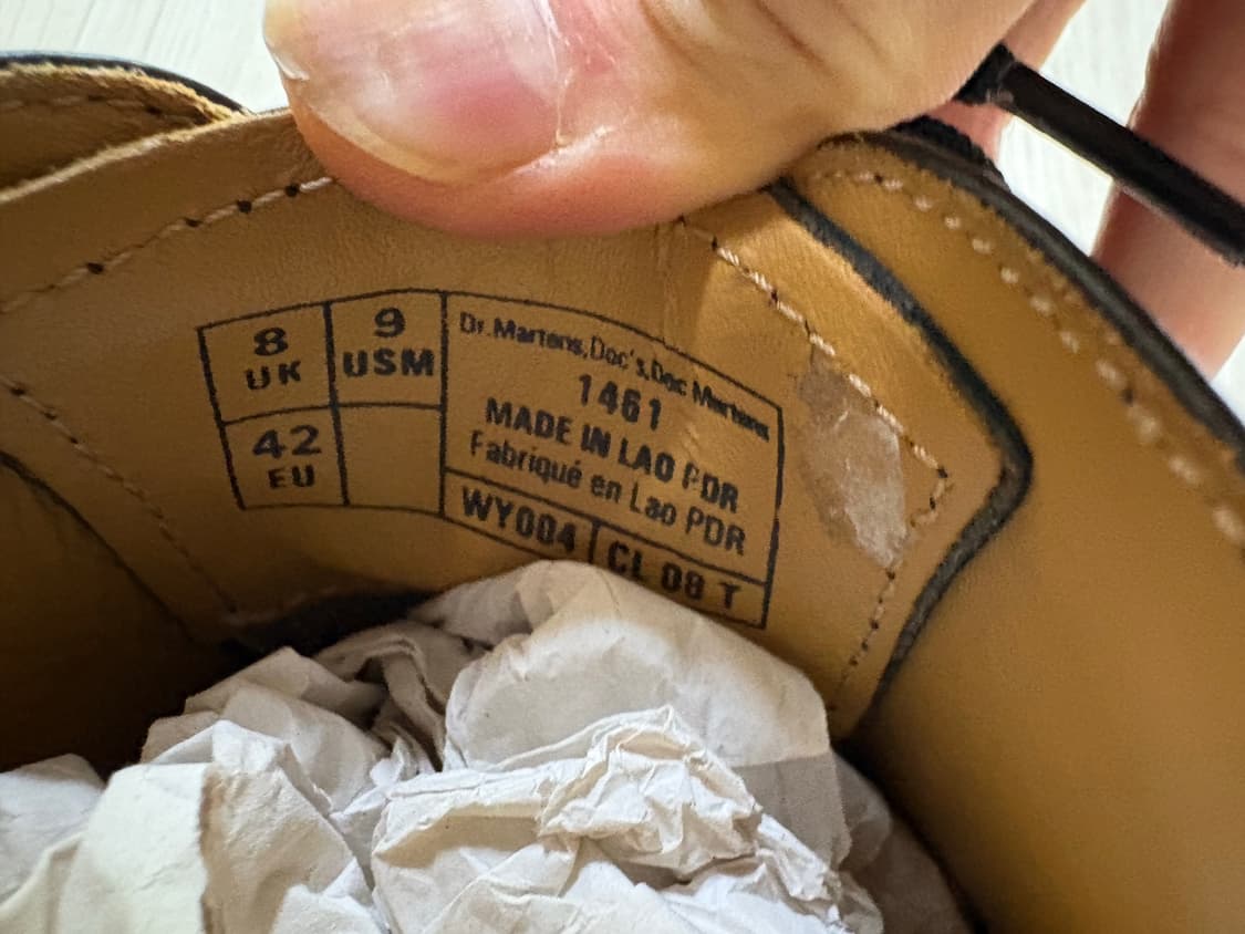 닥터마틴 1461 3홀 스무스 270 상품이미지7