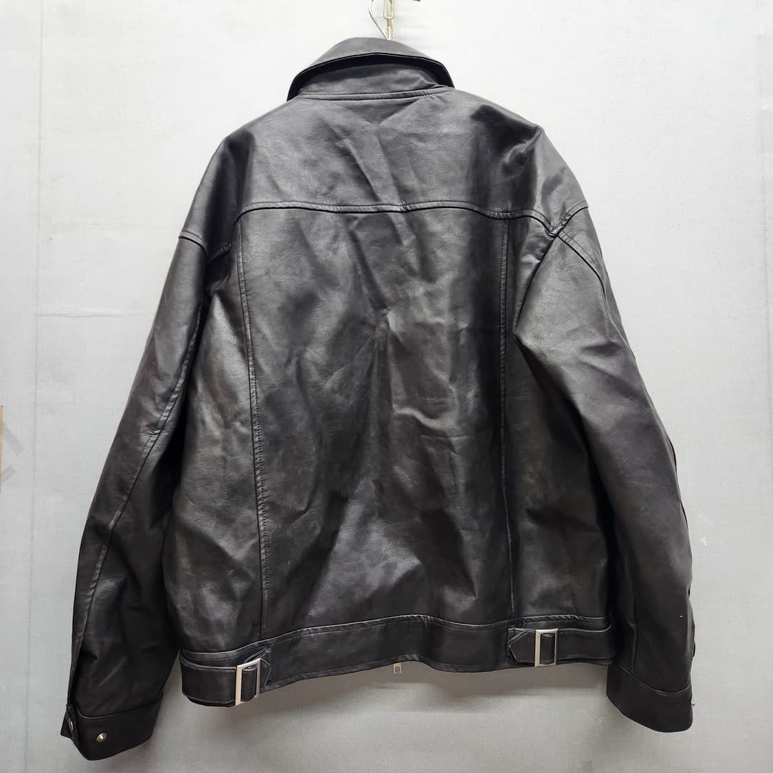 라퍼지스토어 빈티지 워싱 레더 자켓 L(XL) 상품이미지5