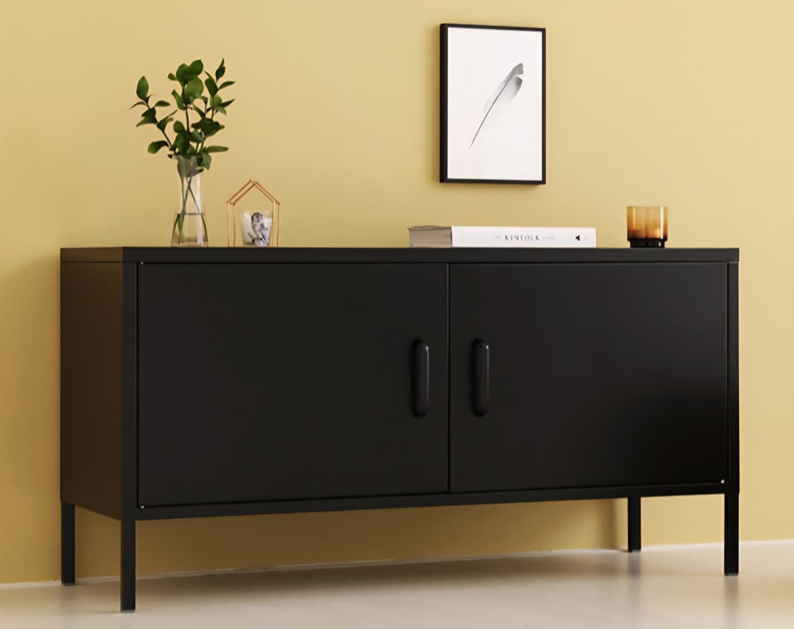 이케아 마켓비 까사미아 철재 원목 수납장 상품이미지2