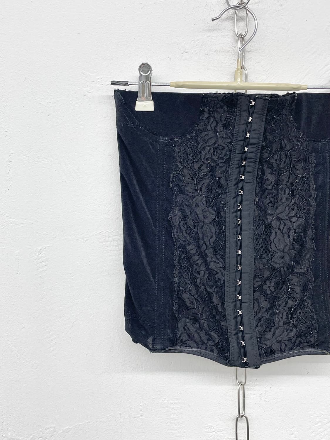 블랙 고딕 레이스 코르셋 상품이미지5