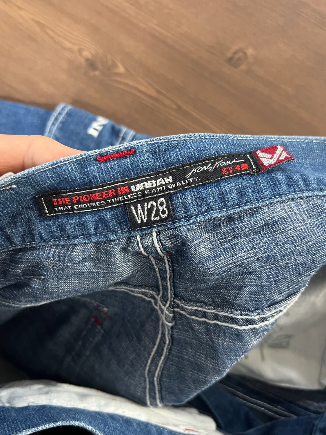 Karl kani 칼카니 빈티지 카고 데님 하프 팬츠 상품이미지8