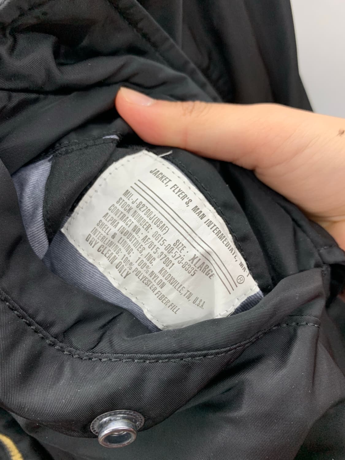 알파인더스트리 ma-1 상품이미지5