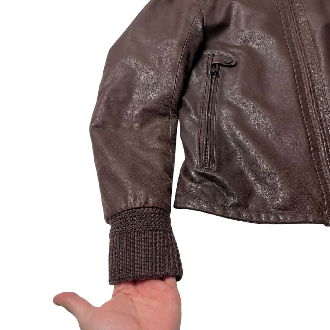 Gian carlo rossi 엘보 니트 카프레더 봄버 (italy) 상품이미지5