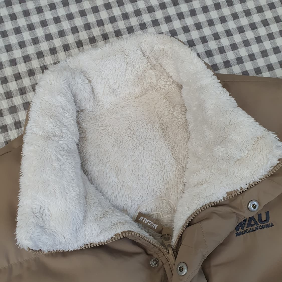 후아유 오리털 양면 점퍼 남자95~100 상품이미지2