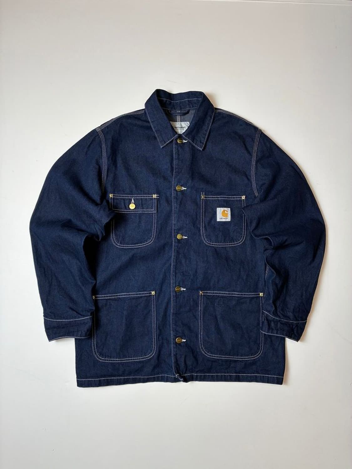 칼하트 WIP 19ss 데님 미시건 초어 자켓 PN8217 상품이미지1