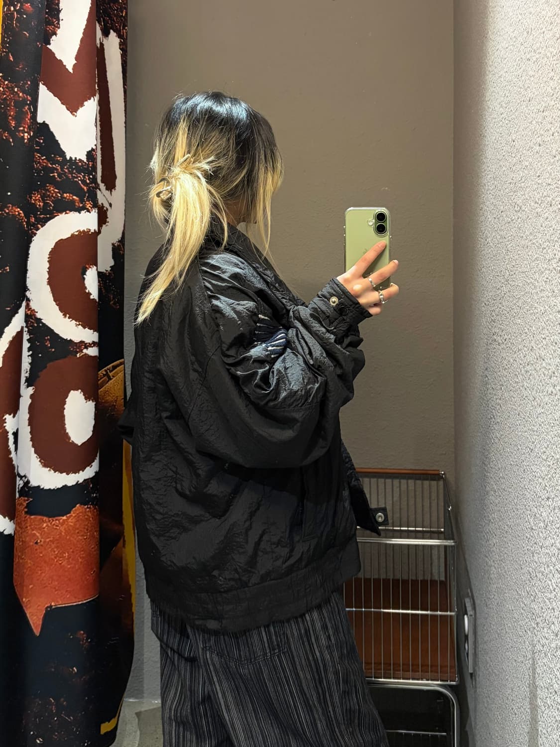 빈티지 디테일 봄버자켓 상품이미지4