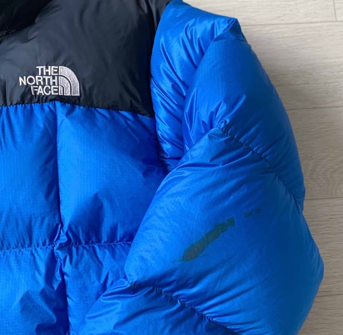 노스 페이스 800 구스 다운 패딩 블루 L 상품이미지7