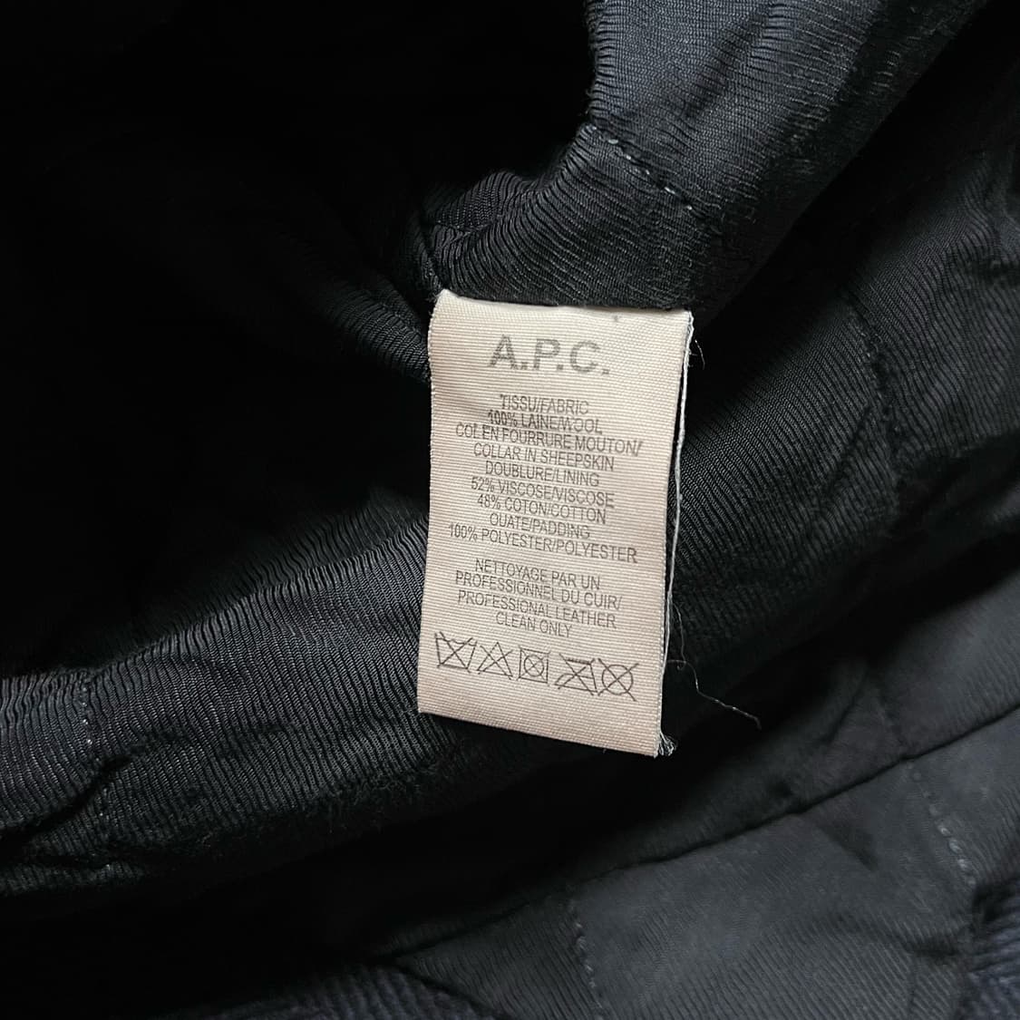 A.P.C. 아페쎄 헤링본 울 하프코트 자켓 상품이미지7
