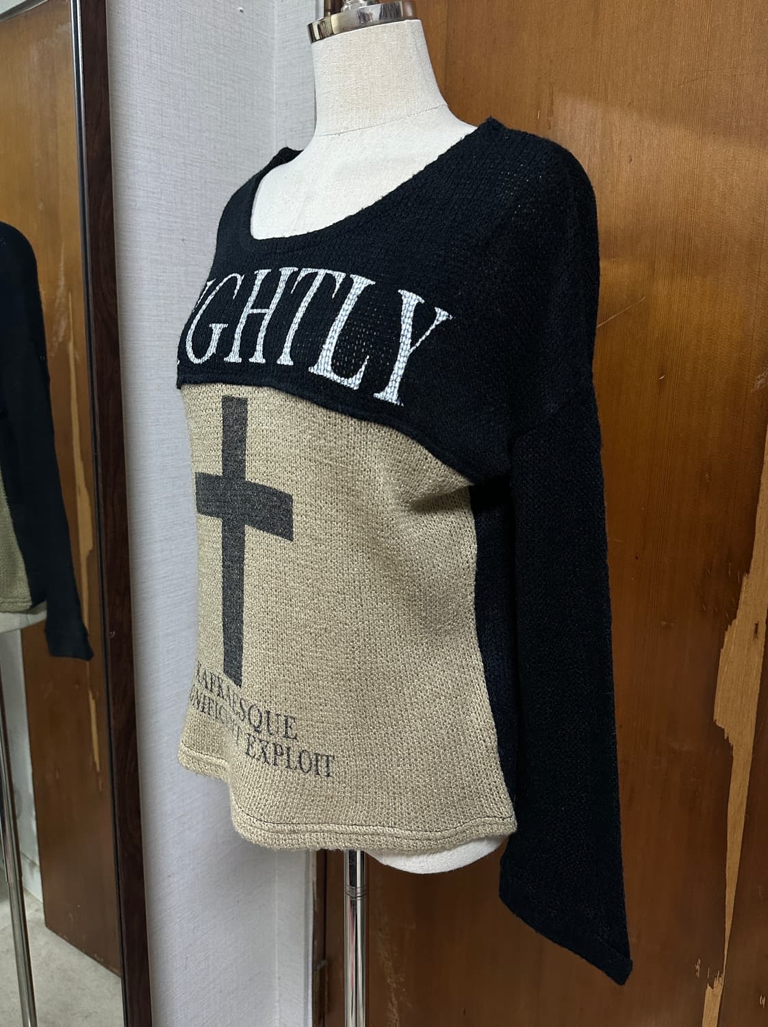 galyge printng knit tee 상품이미지2