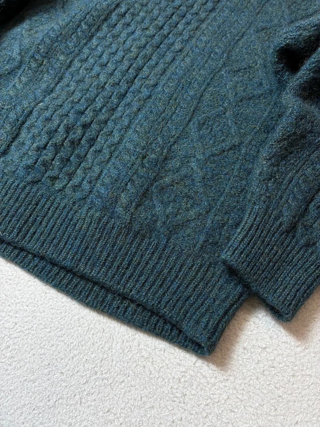 아란크래프트 00's 케이블 헤비울 피셔맨 니트 PN7865 상품이미지3