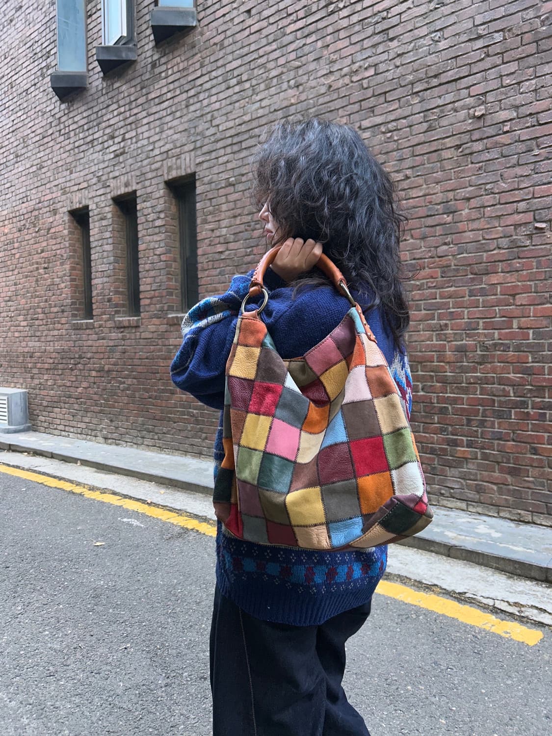 leather patch bag 상품이미지2