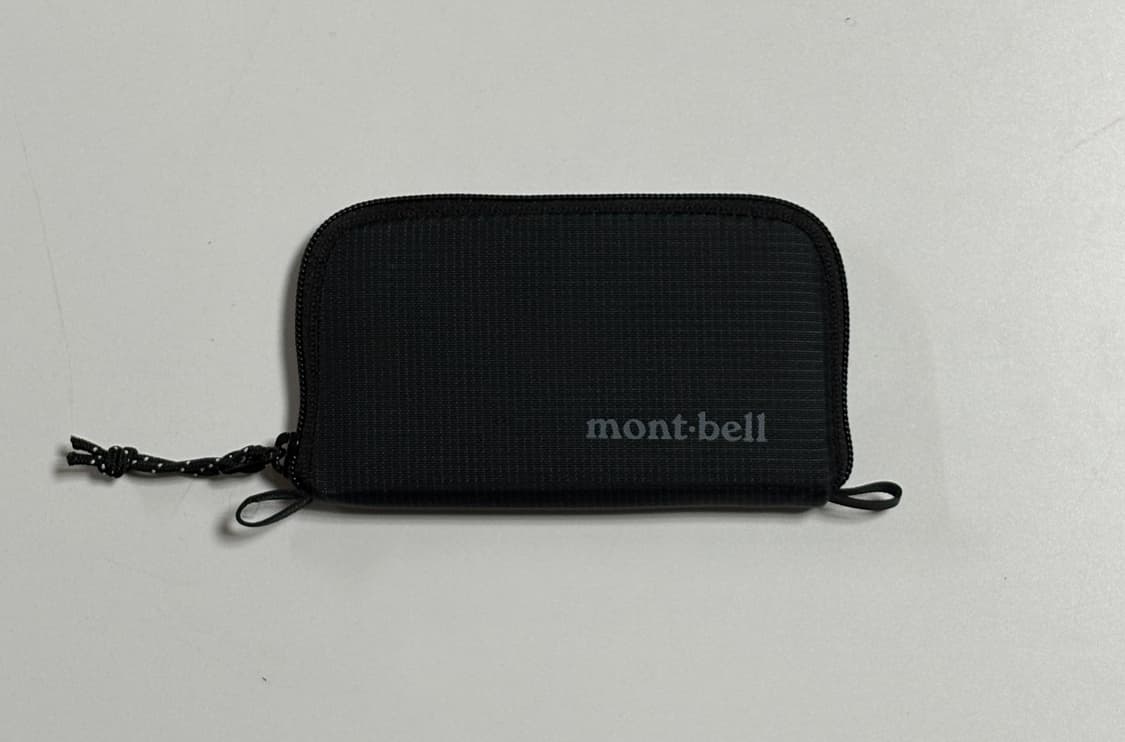 몽벨 미니 지퍼 월렛 지갑 블랙 상품이미지1