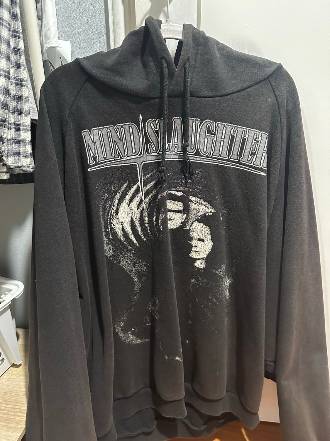 프로젝트 G/R 마인드 슬로터 빈티지 워시드 후드 블랙 상품이미지2