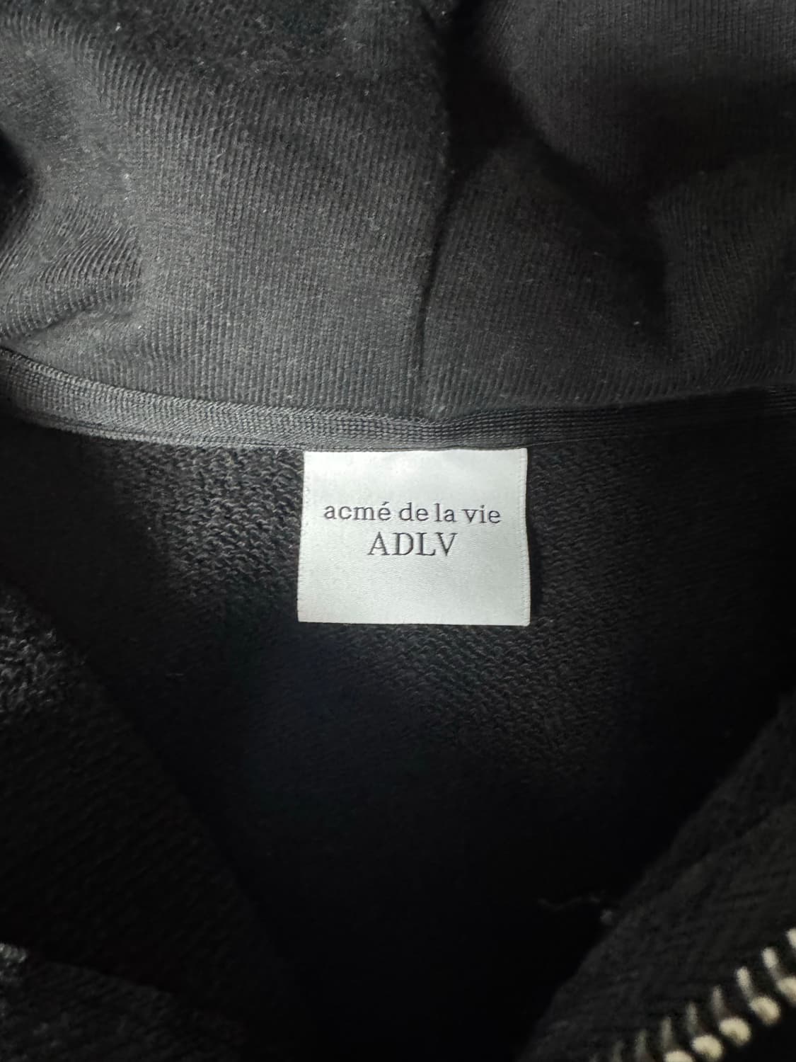 ACMEDELAVIE 아크메드라비 농구 그래픽 블랙 후드집업 엑스라지 상품이미지2