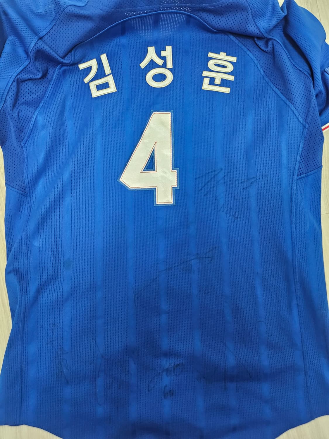 (110)2XL ☆초대장급☆ 삼성라이온즈 [김성훈] 친필싸인 유니폼 상품이미지5