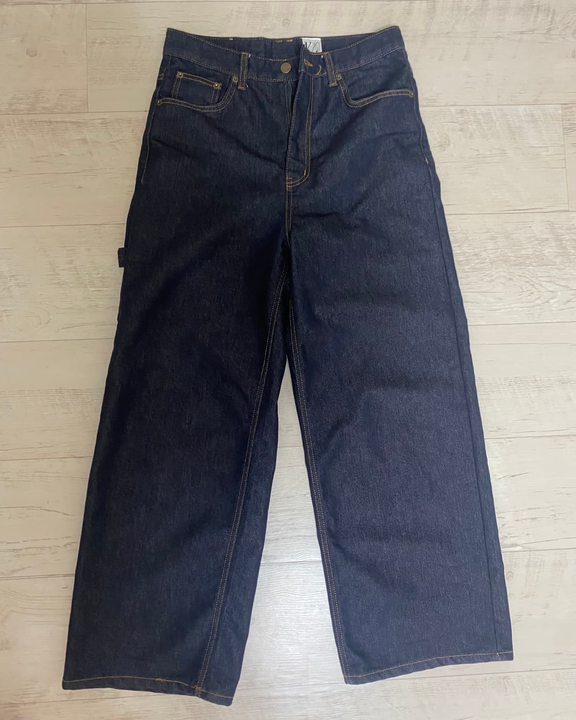 카시코 Embroied Nonfade Denim Pants Blue 상품이미지3