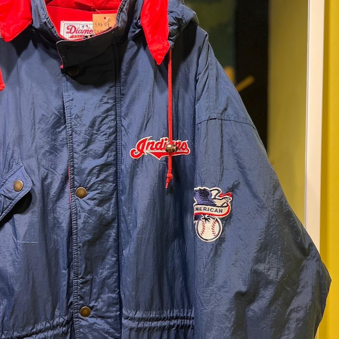 스타터 클리블랜드 인디언스 빅러고 롱 점퍼 상품이미지4