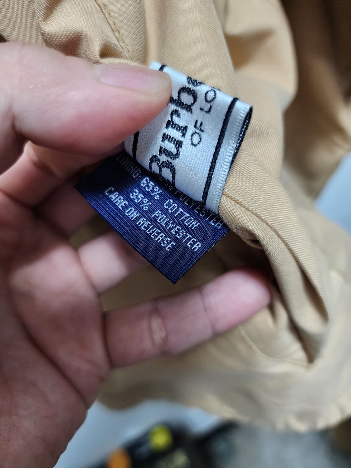 (리버시블) 버버리 빈티지 노바체크 블루종 상품이미지9