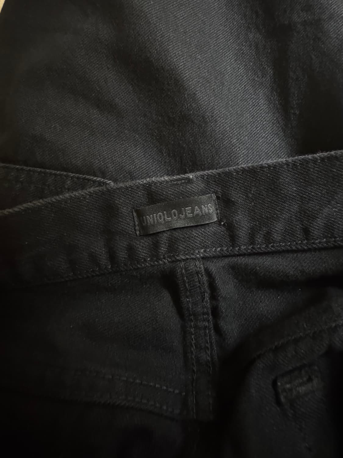 유니클로 부츠컷진 블랙 24 상품이미지1