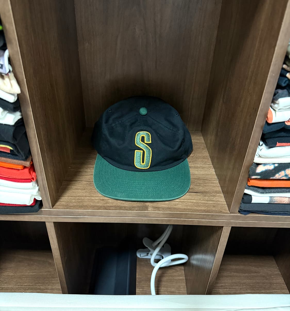 스투시 s로고 투톤 모자 상품이미지1