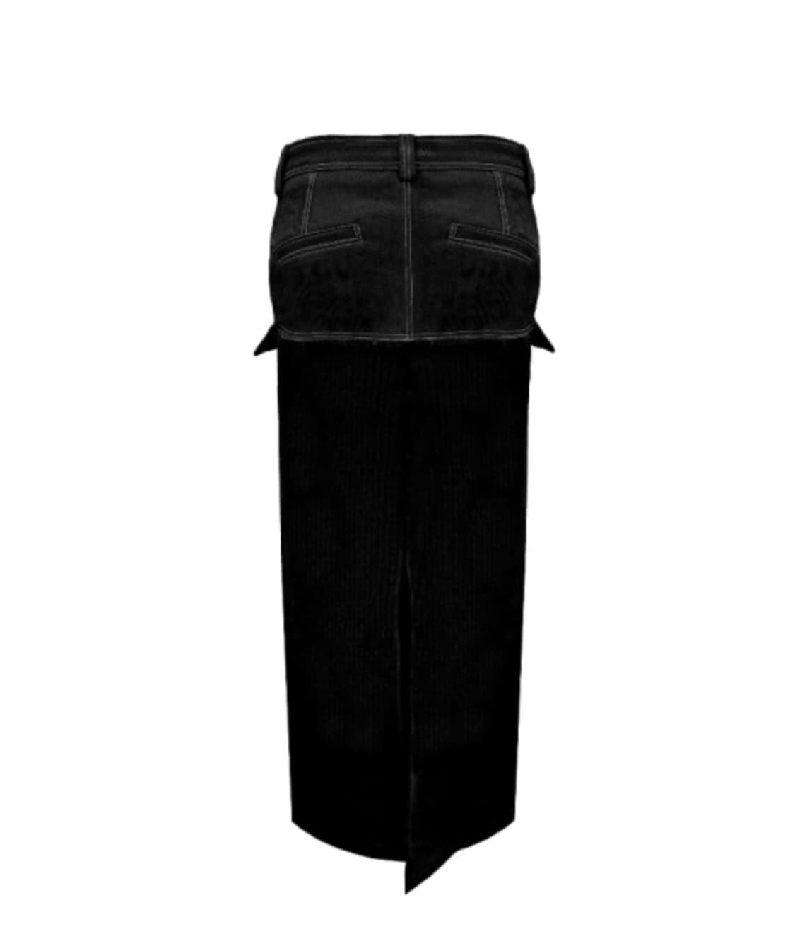 오도어 롱 스커트 CASTON RAW SKIRTS 상품이미지2