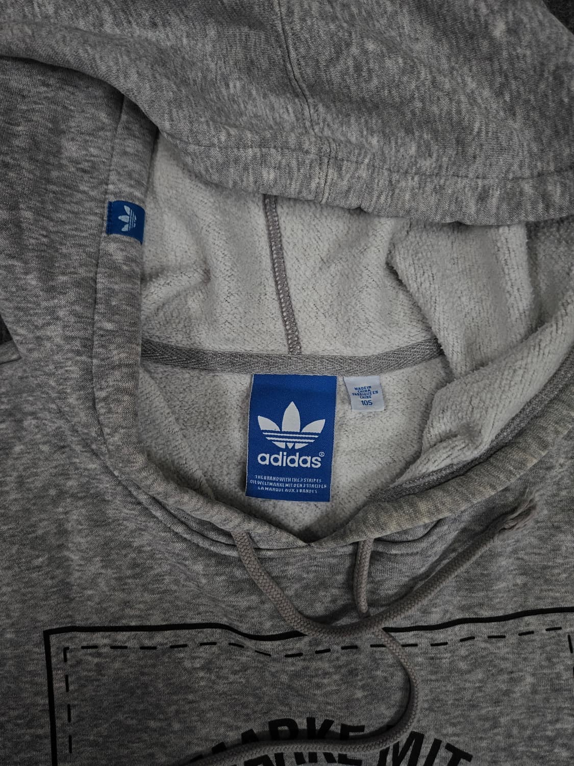 아디다스 그래픽 스웨트 후드 급처 상품이미지2