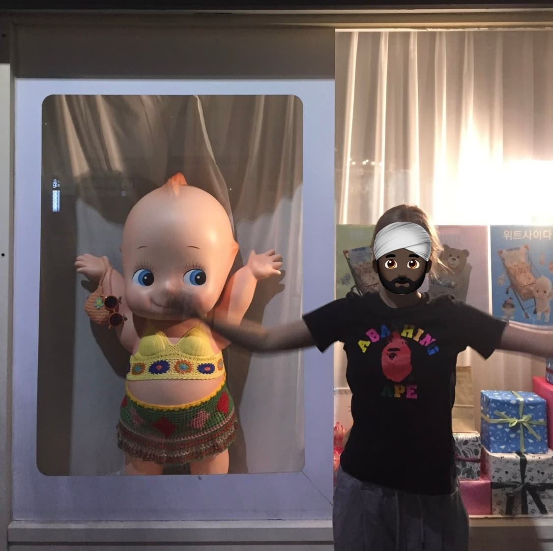 (W) Bape women’s rainbow tshirts 상품이미지1