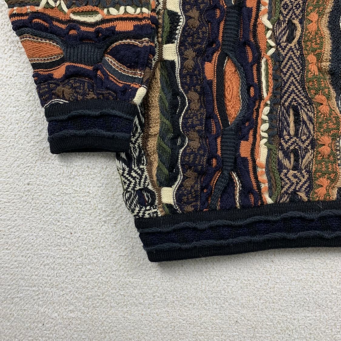 쿠지 핸드메이드 케이블 니트 상품이미지3