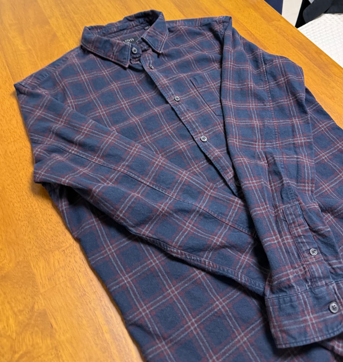 [100] 올세인츠 체크 셔츠 상품이미지1