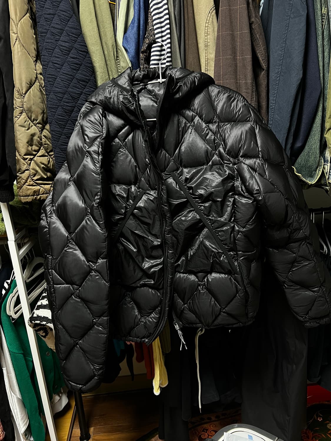 로아 라이트 다운 자켓 블랙 L 상품이미지1