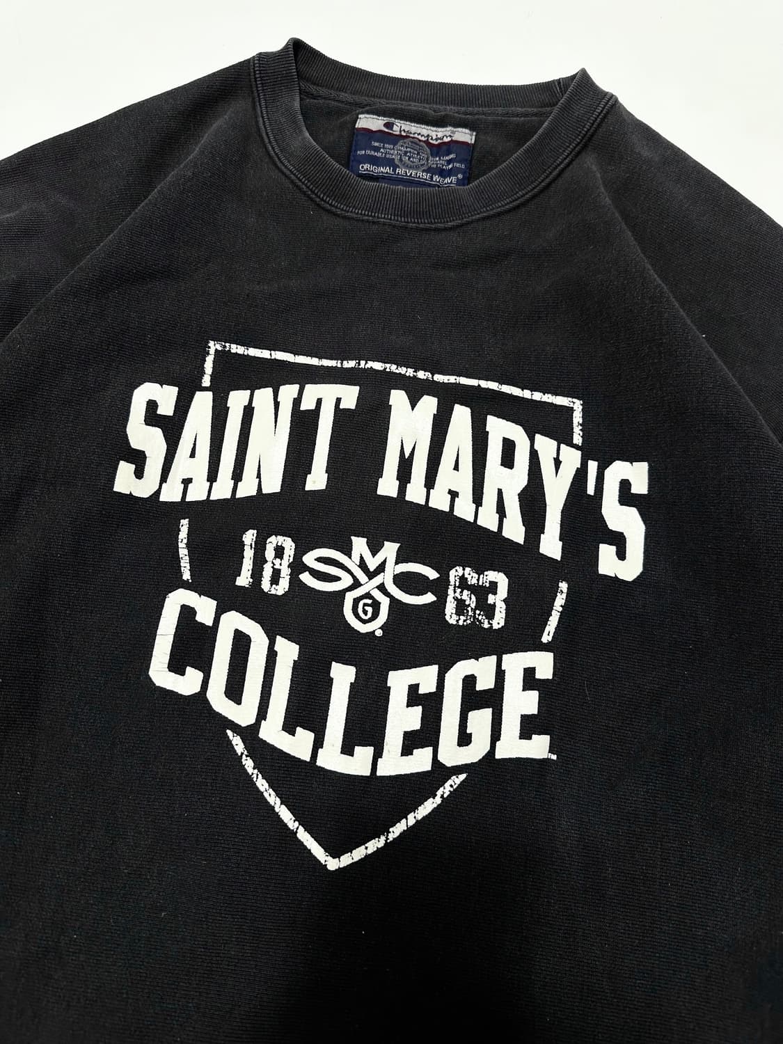 챔피온 리버스위브 블랙 맨투맨 상품이미지3