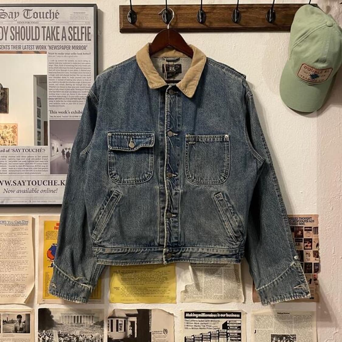 더블알엘 rrl 덩가리 자켓 m 팝니다 상품이미지1