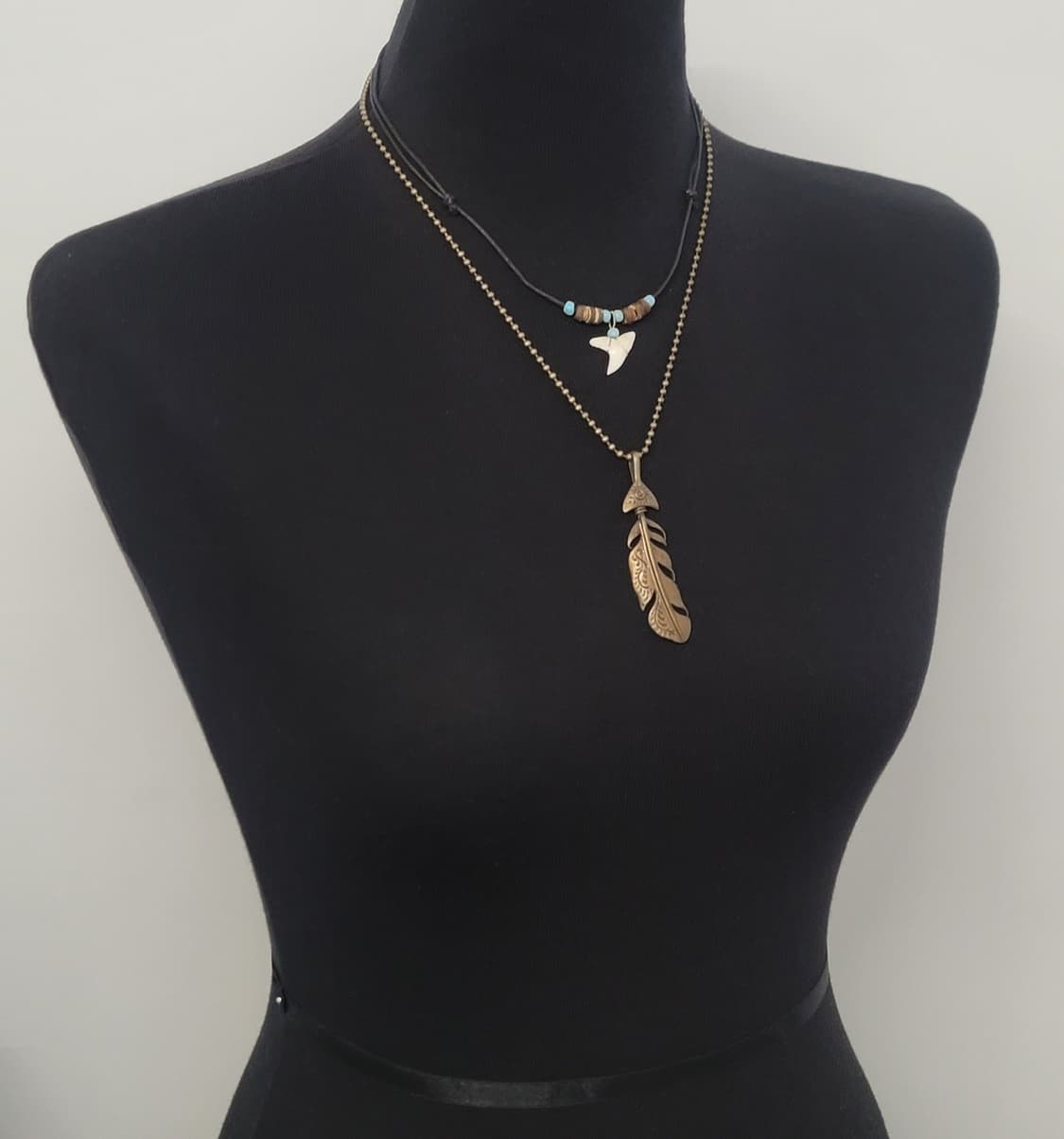 feather necklace set 상품이미지8