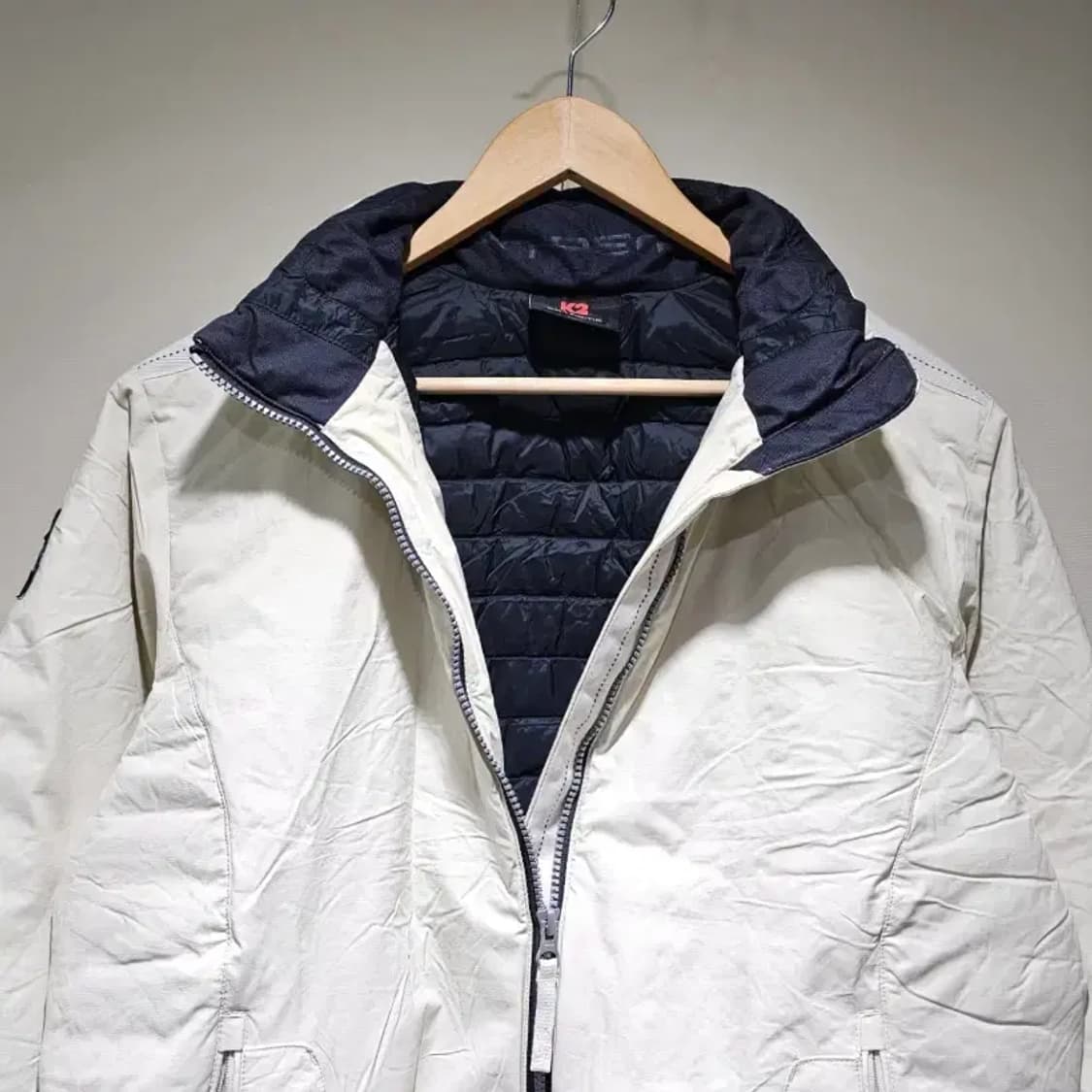 K2 아이보리 퀼팅 패딩 자켓 100 상품이미지5